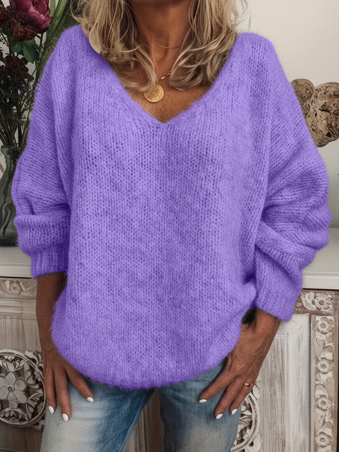 Christel | Casual V-Hals Herfst Trui