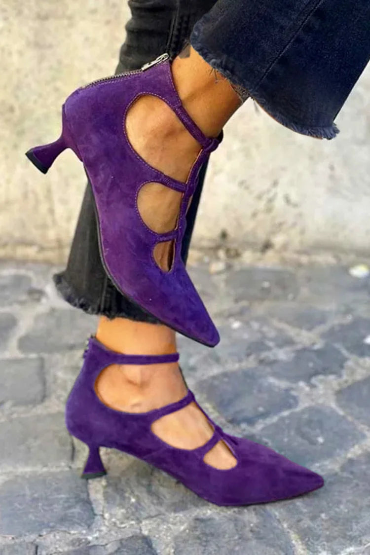 VINTAGE DECOLLETÉ MET MINI HAK