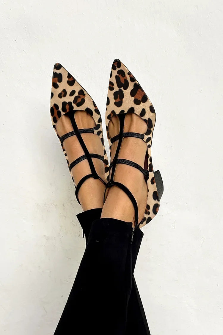 DIERENPRINT BALLERINA MET BANDJES