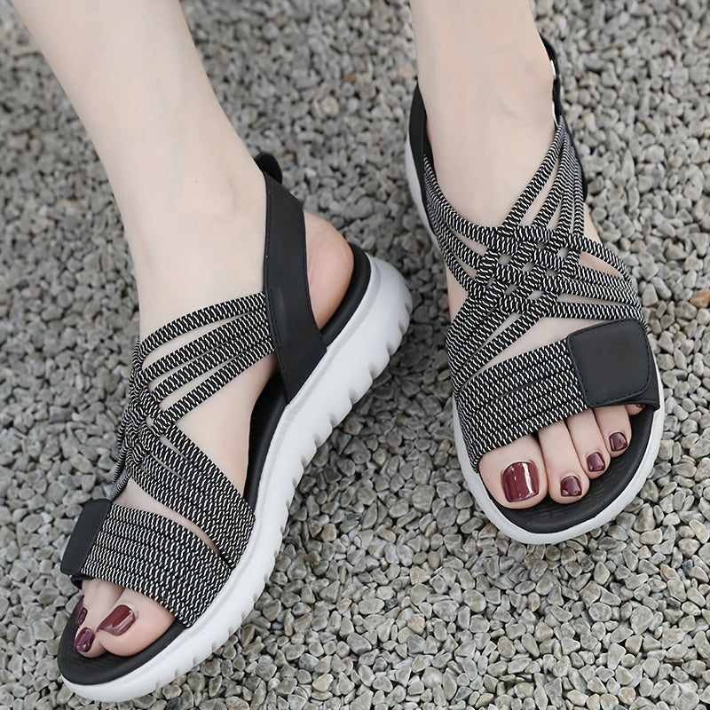 Soline | Sport-Chic Sandalen met Hoge Zool