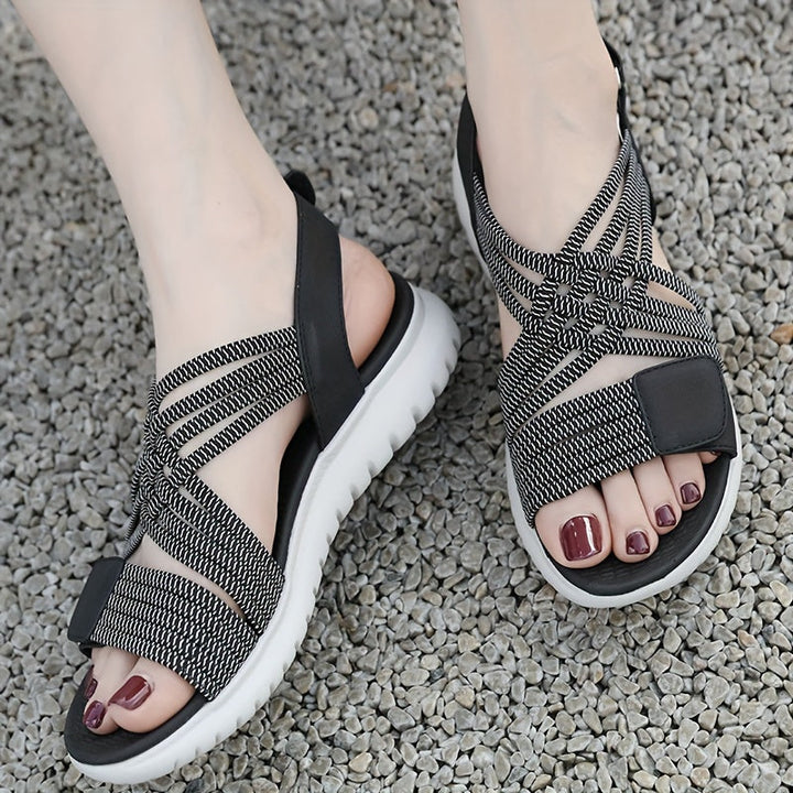 Soline | Sport-Chic Sandalen met Hoge Zool