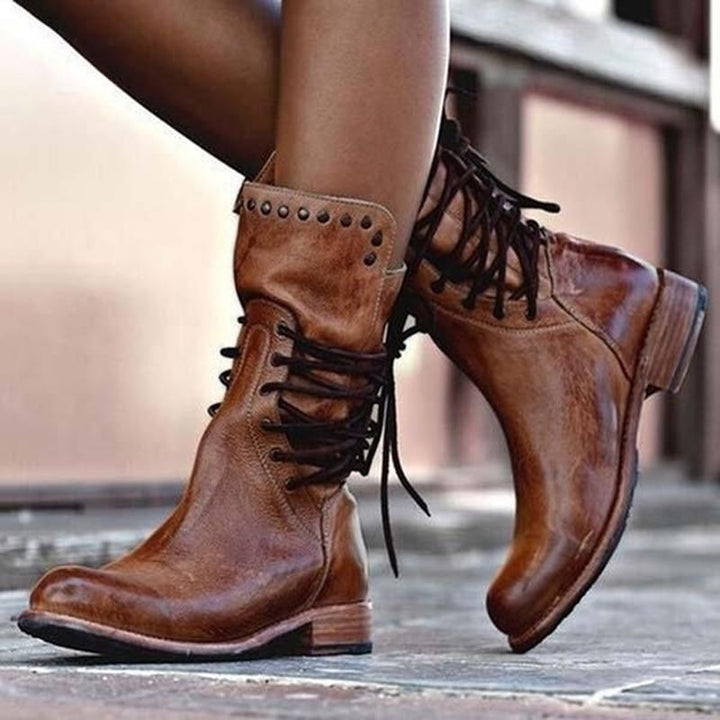 BREE™ | Elegante vegan leren laarzen
