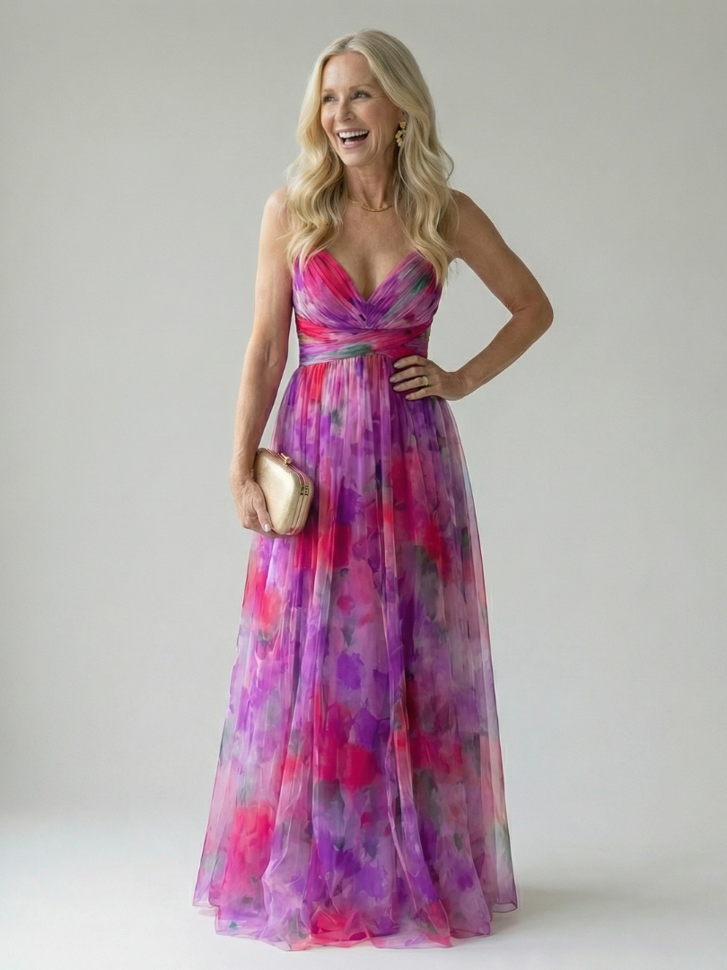 Isel | Zachte Wikkel Maxi Jurk