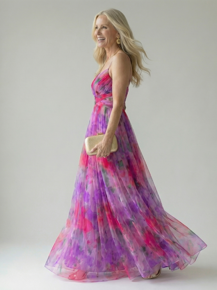 Isel | Zachte Wikkel Maxi Jurk