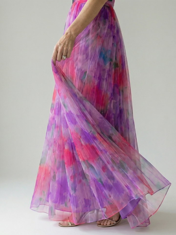 Isel | Zachte Wikkel Maxi Jurk