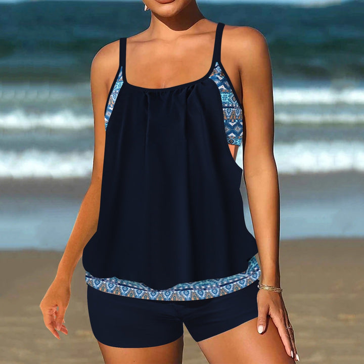 Barbara™ | Tankini met elegante oceaanprint