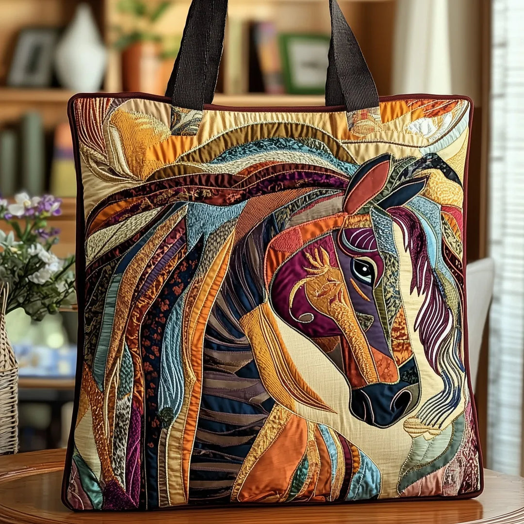 Ambachtelijke Mosaïek Tas met Paard