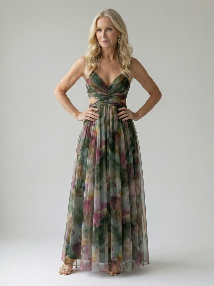 Isel | Zachte Wikkel Maxi Jurk