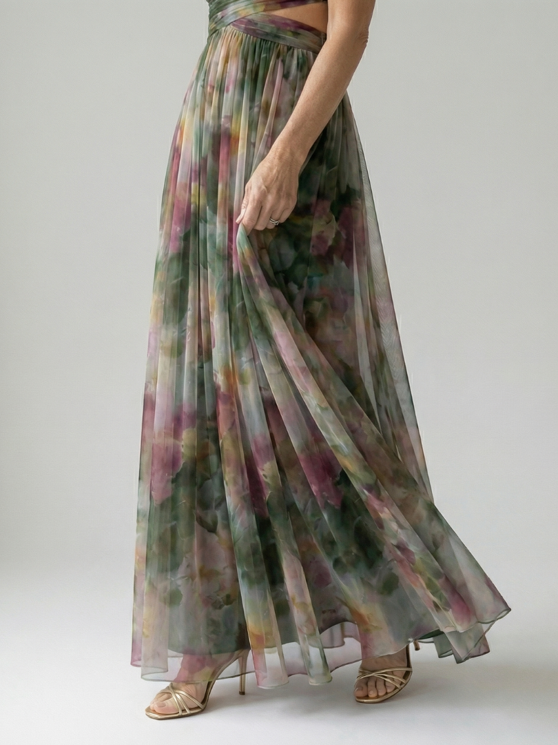 Isel | Zachte Wikkel Maxi Jurk