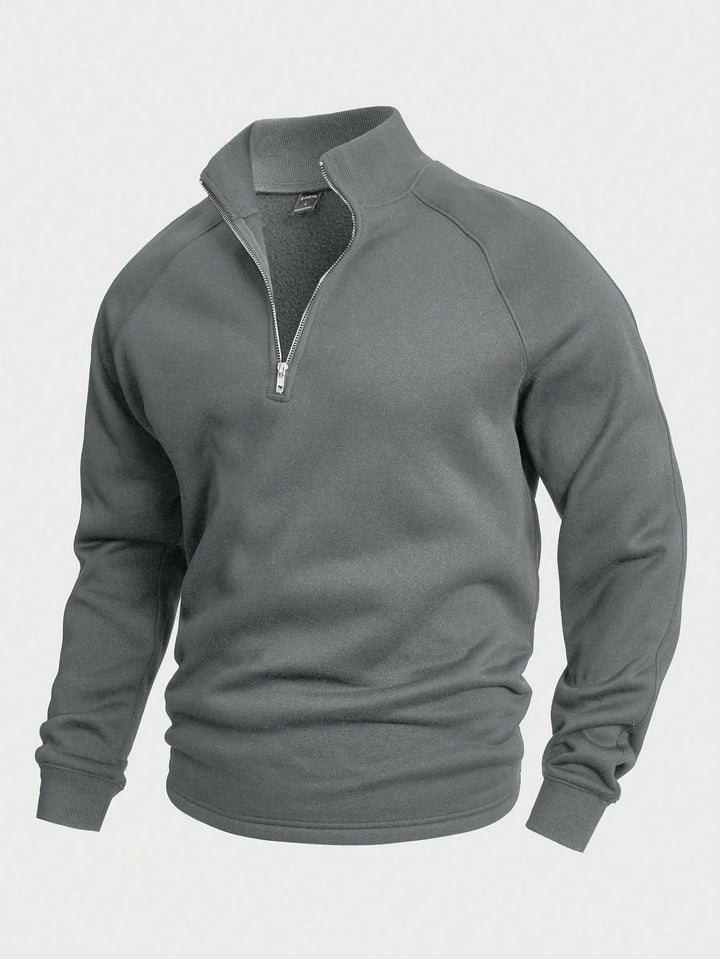 William™ - Casual Half-Zip Trui