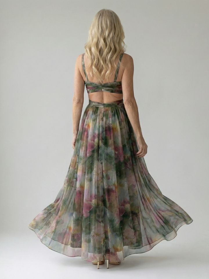 Isel | Zachte Wikkel Maxi Jurk