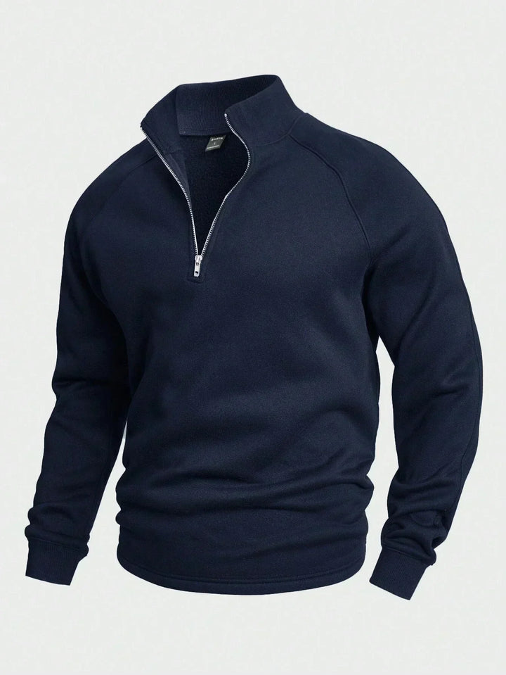 William™ - Casual Half-Zip Trui