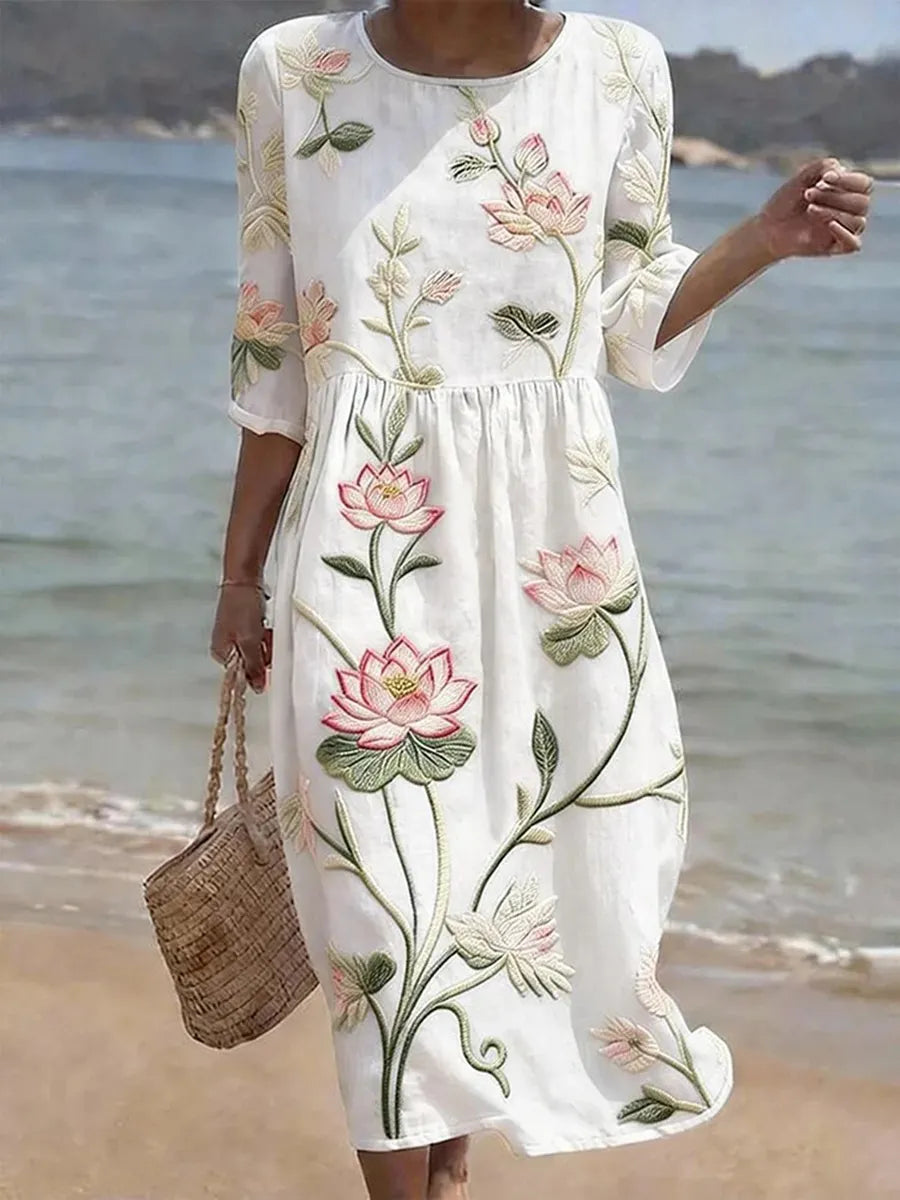 Chloé | Elegante Bloemenjurk