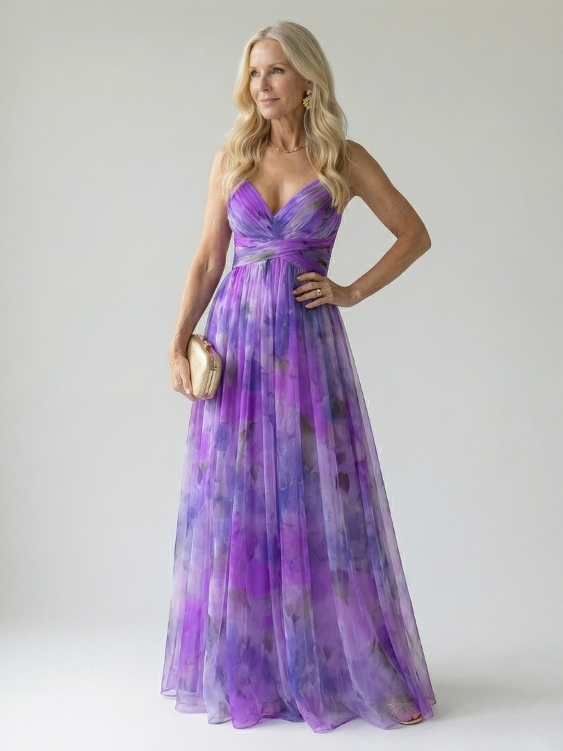 Isel | Zachte Wikkel Maxi Jurk