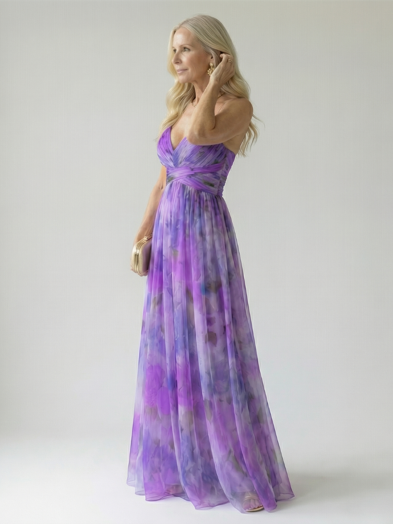 Isel | Zachte Wikkel Maxi Jurk
