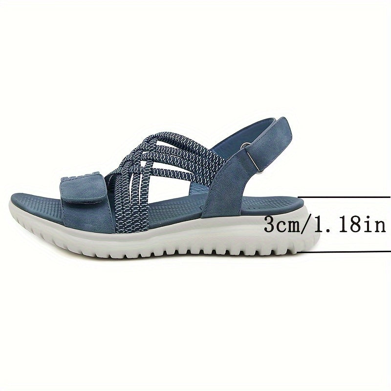 Soline | Sport-Chic Sandalen met Hoge Zool