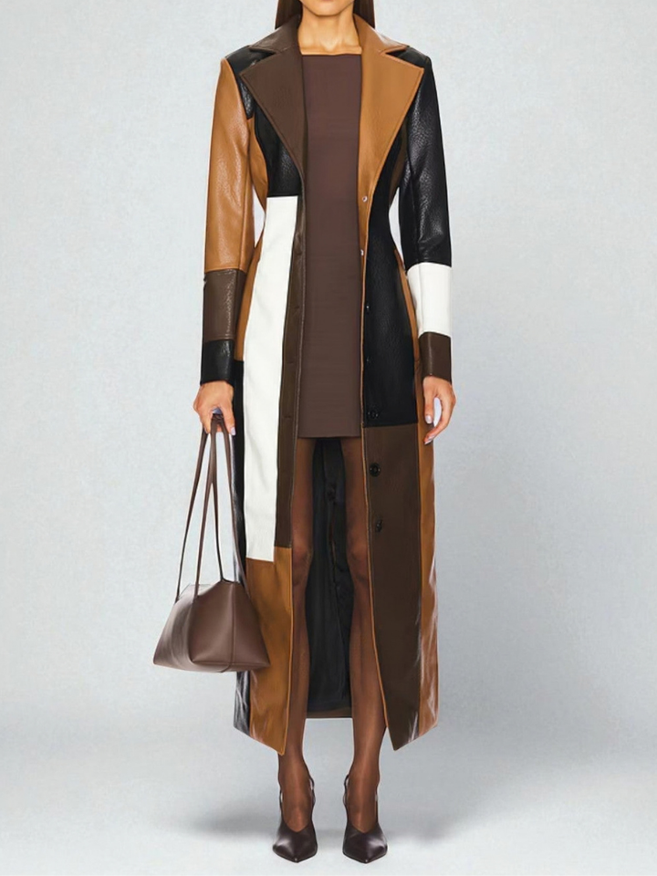 Alizée | Manteau met mozaïekprint