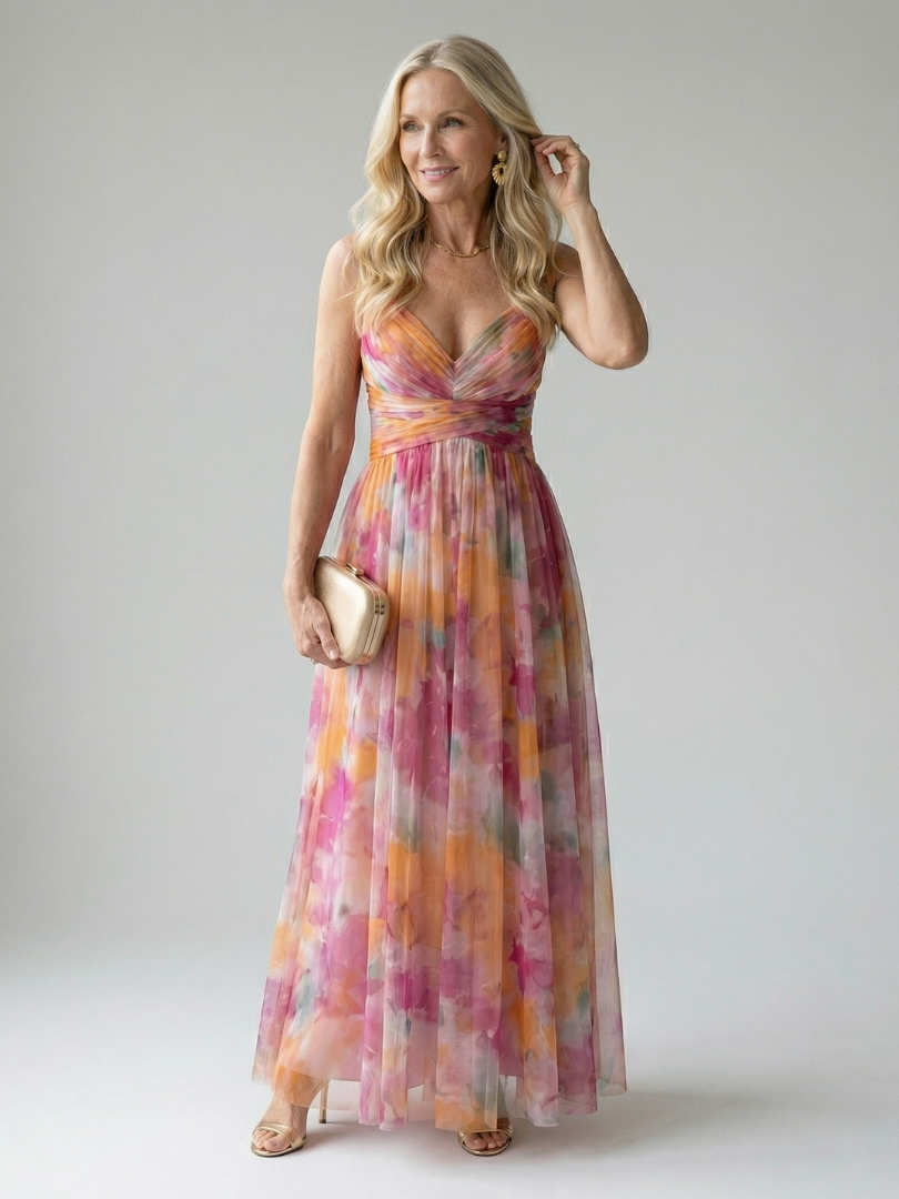 Isel | Zachte Wikkel Maxi Jurk