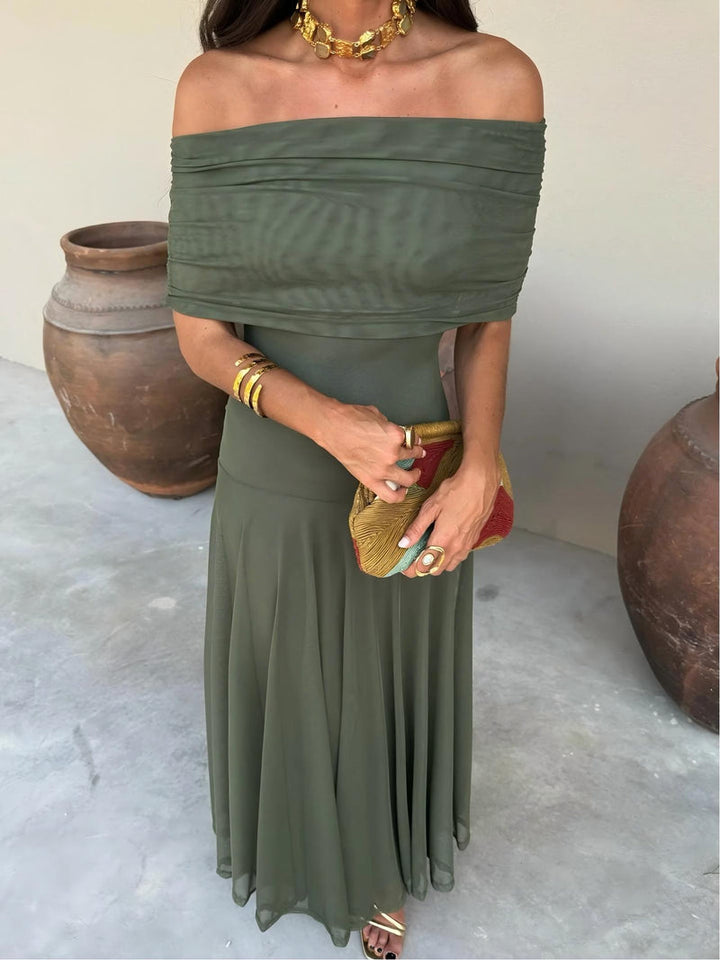 Camila | Elegante Maxi Jurk Mesh