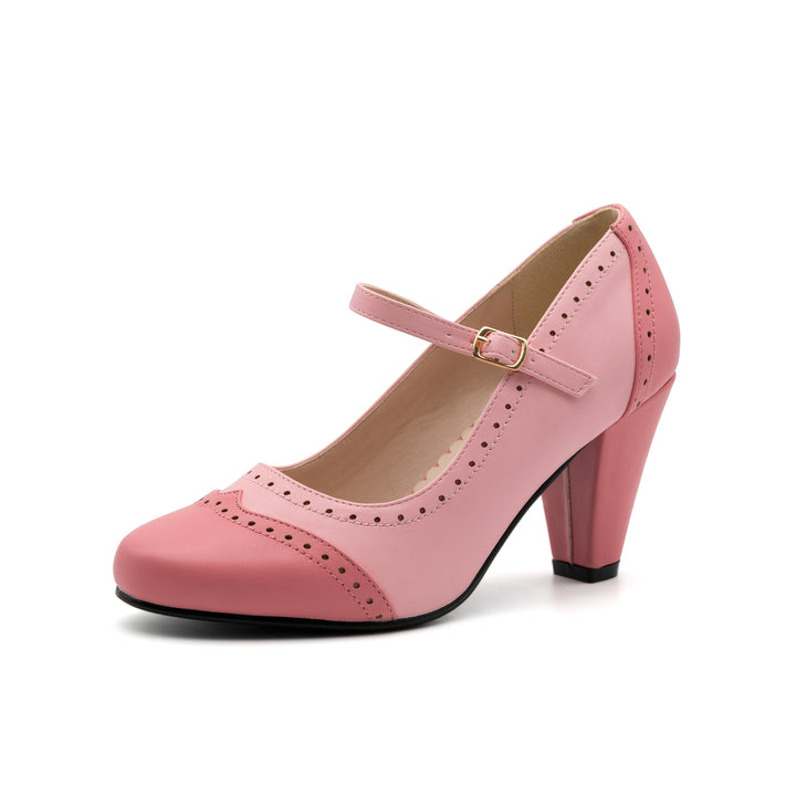 Amy™ | Elegante bicolor pumps met comfortabele hak