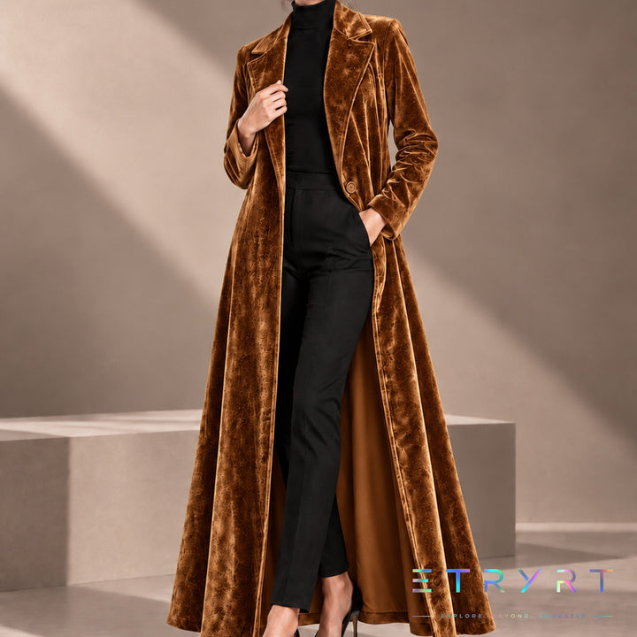 Béatrice | Lange open velvetjas