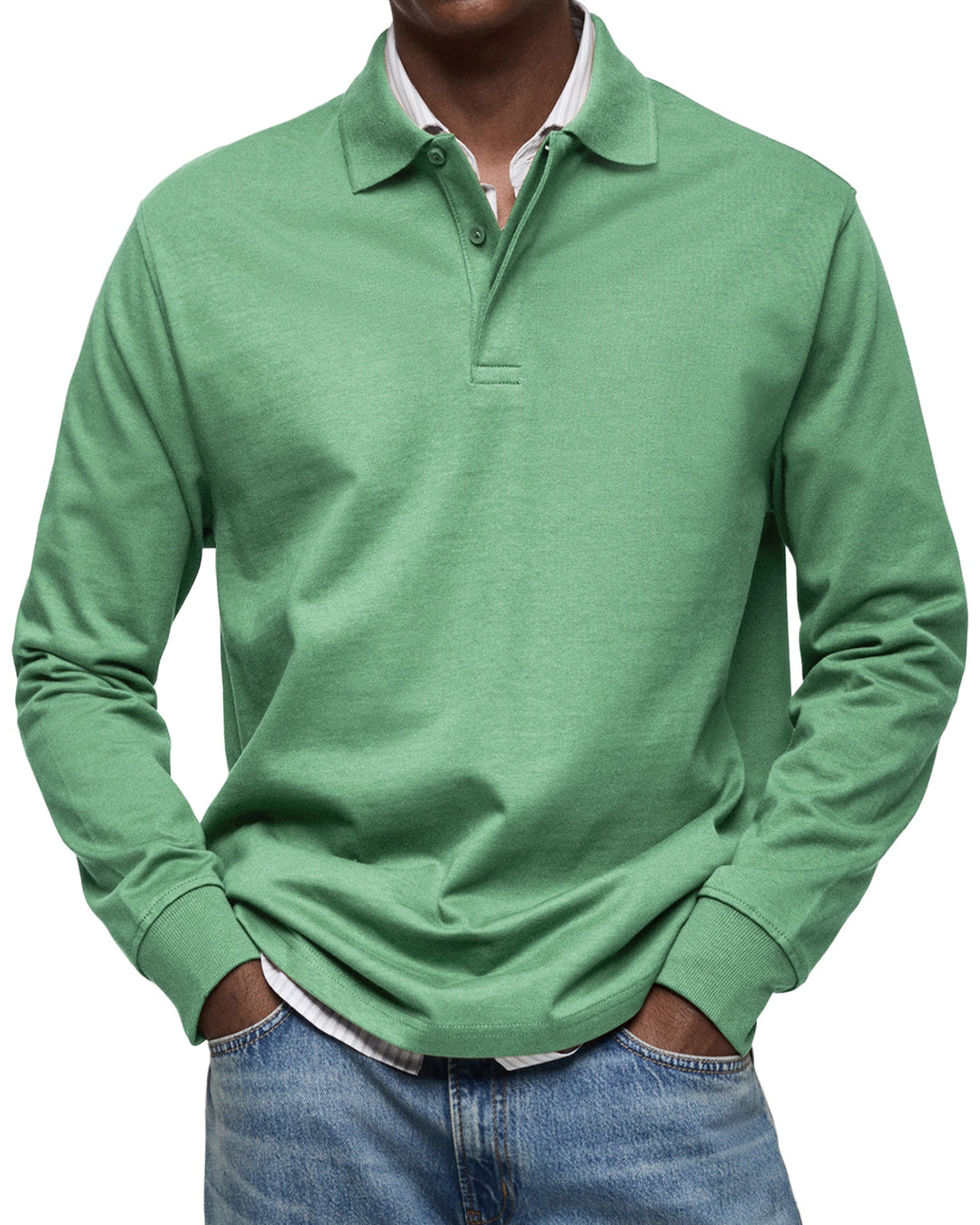 Bellario - Luxe Poloshirt met Lange Mouwen