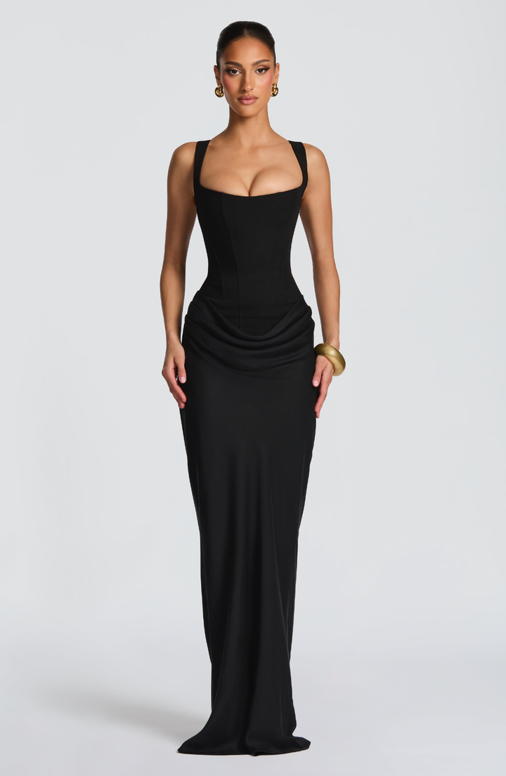 ELENA™ | VESTIDO MAXI CON FORMA DE RELOJ DE ARENA