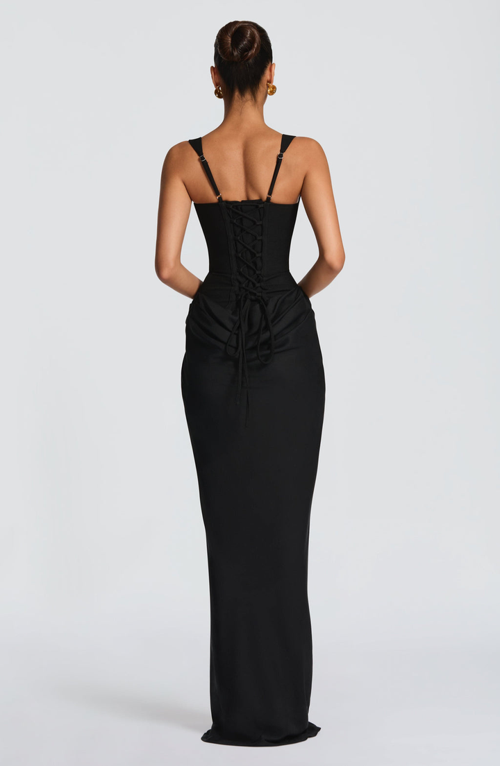 ELENA™ | VESTIDO MAXI CON FORMA DE RELOJ DE ARENA