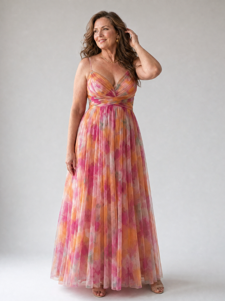 Isel | Zachte Wikkel Maxi Jurk