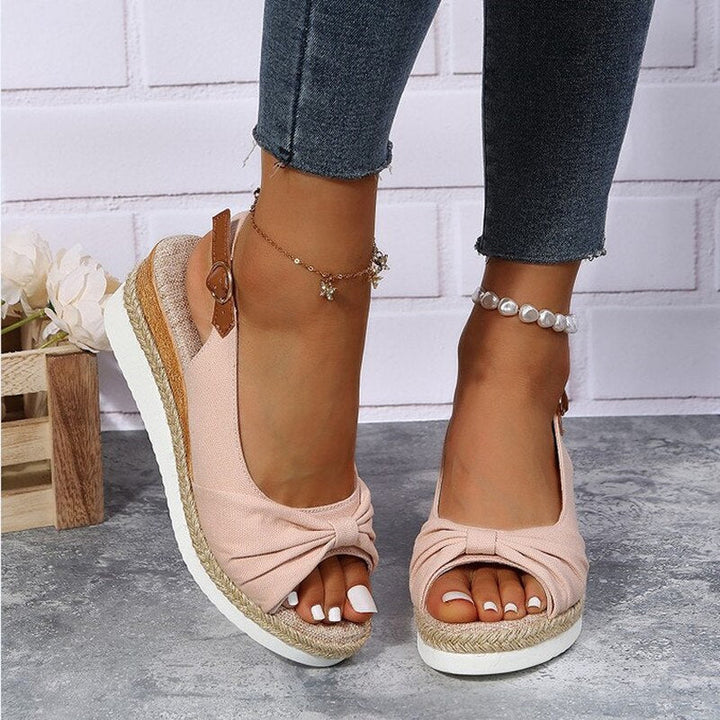 Schoenen – Peep-Toe Comfort Sandalen