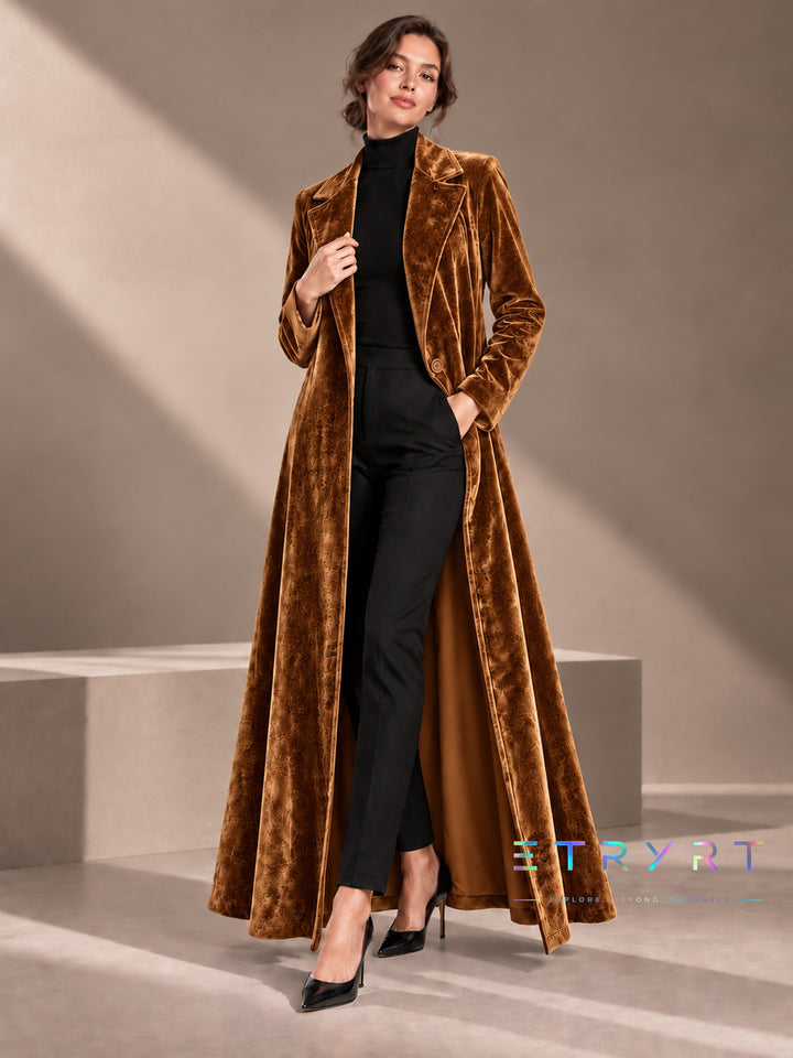 Béatrice | Lange open velvetjas