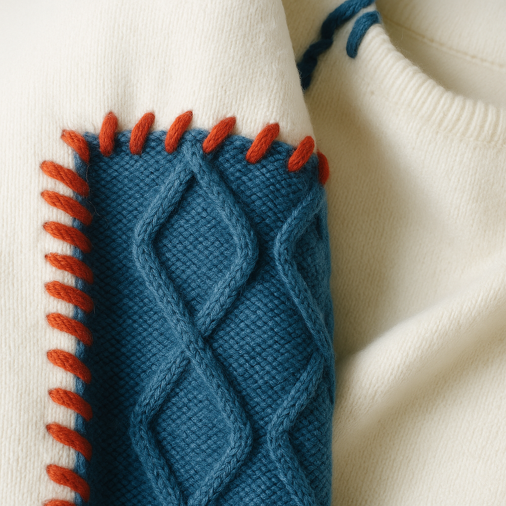 Arty Patch Sweater