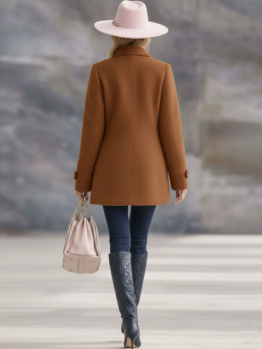 Rosalie | Vintage roze fleece jack met rits