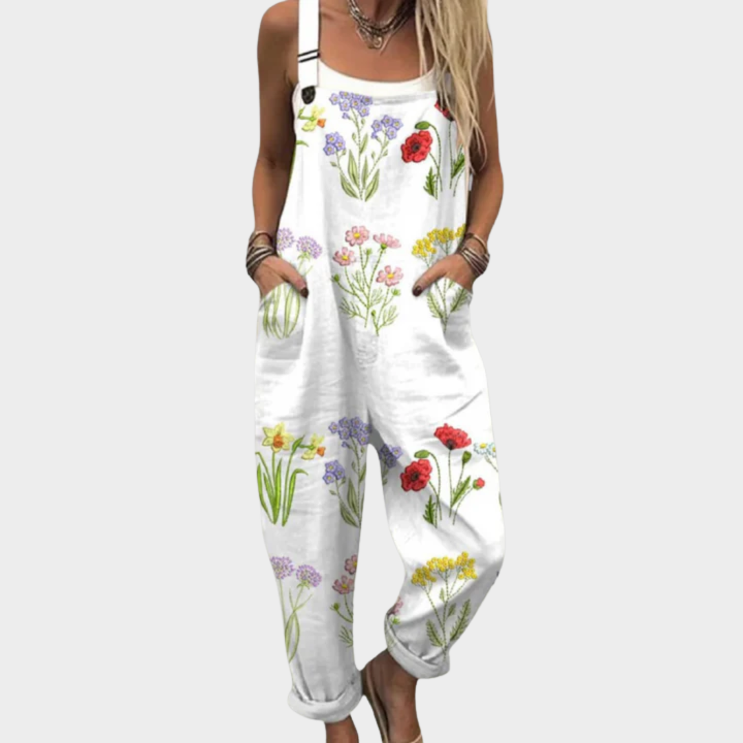 Comfortabele Print Salopette