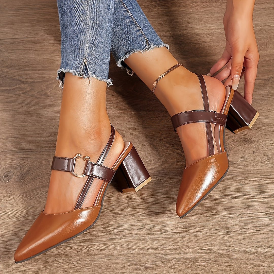 Claudette™ – Elegante en comfortabele hakken met bandje