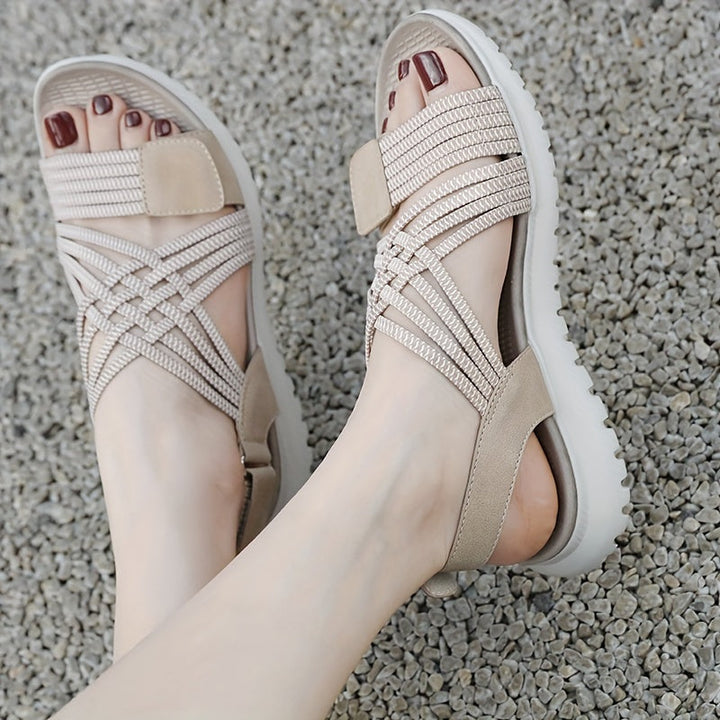 Soline | Sport-Chic Sandalen met Hoge Zool