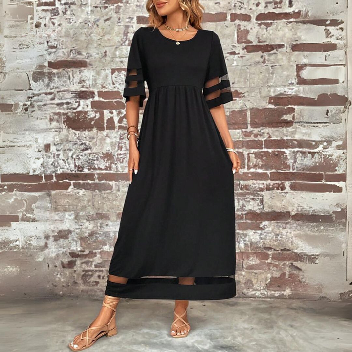 Aubrey™ – Flatterende Midi-jurk met Tummy-versteviging