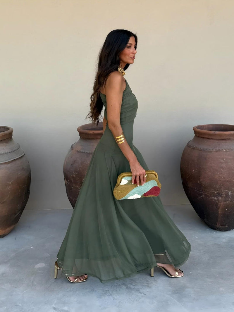 Camila | Elegante Maxi Jurk Mesh