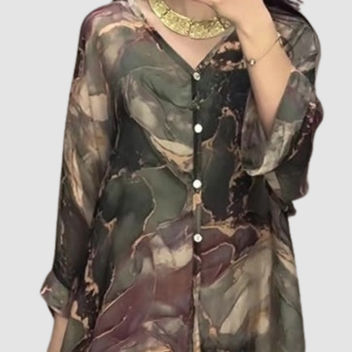 Aurora™ Elegante Gedrukte Twee-Delige Set | Bloemen Comfort Co-Ord