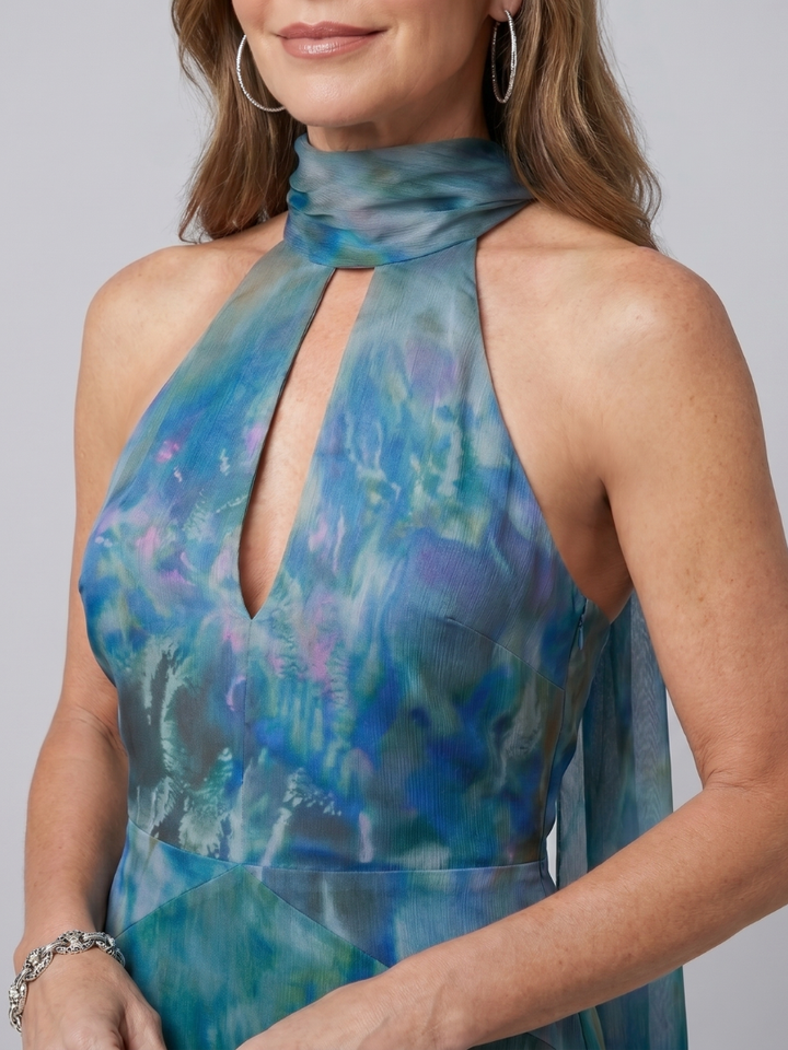 Juniper | Sleevless Maxi Jurk met Halterhals