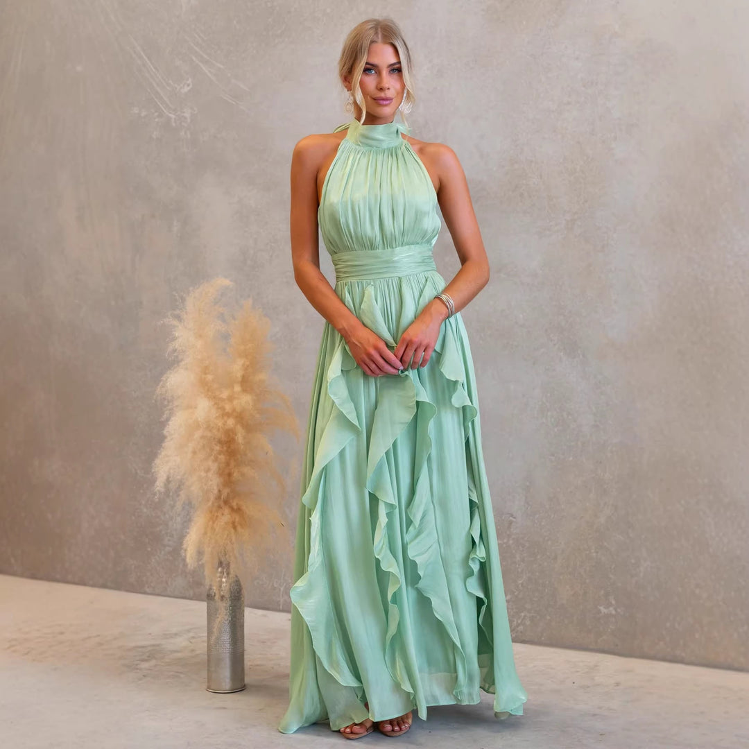 Maxi-jurk met Volants Celestia