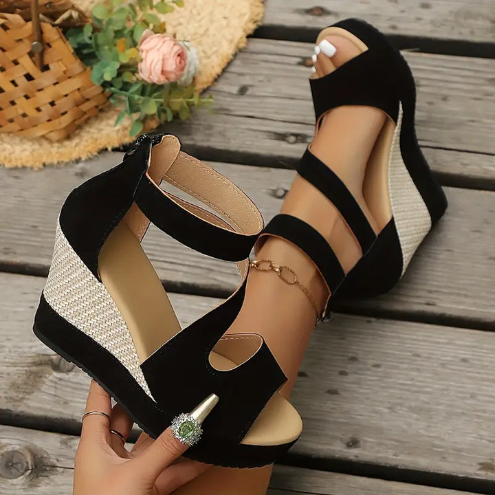 Calystène | Comfortabele Sleehak Sandalen