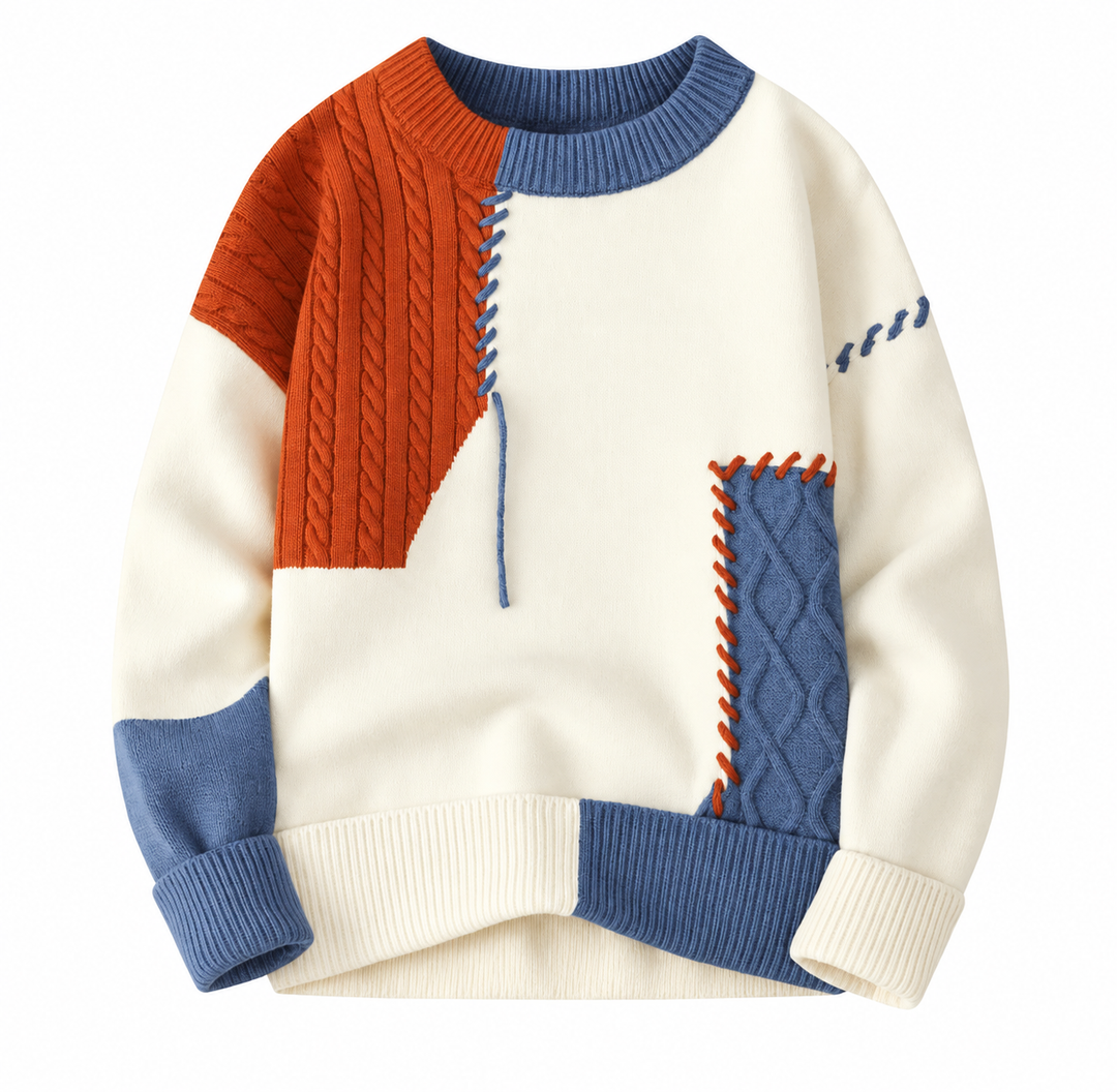 Arty Patch Sweater