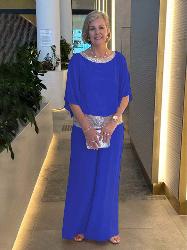 Nessa™ Klasse Elegant Set | Ontspannen Top en Wijde Broek