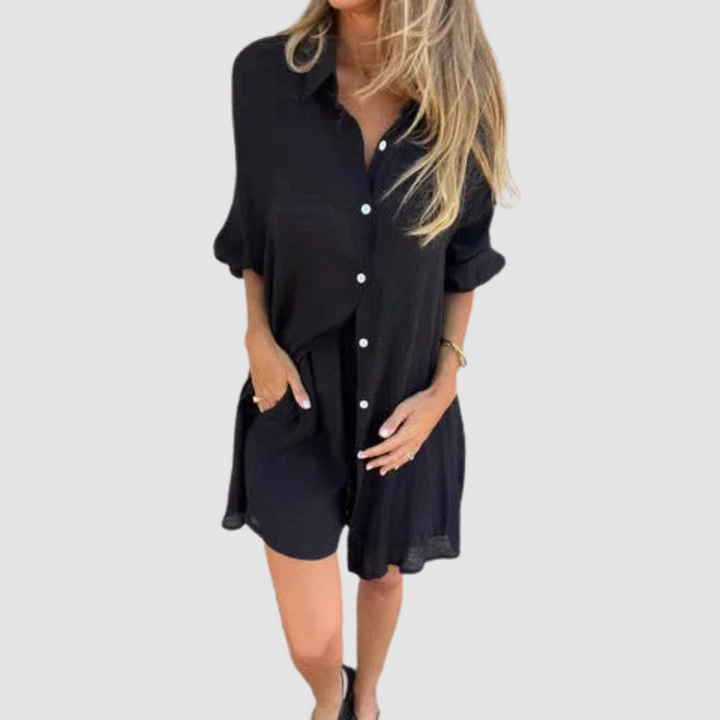 Gennie™ Stijlvolle Twee-delige Set | Cropped Blazer en Pantalonrok