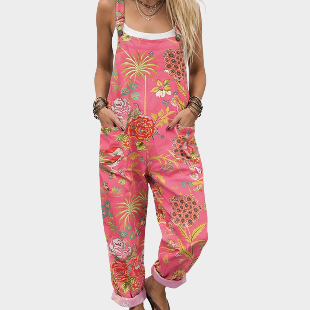 Comfortabele Gedrukte Overalls