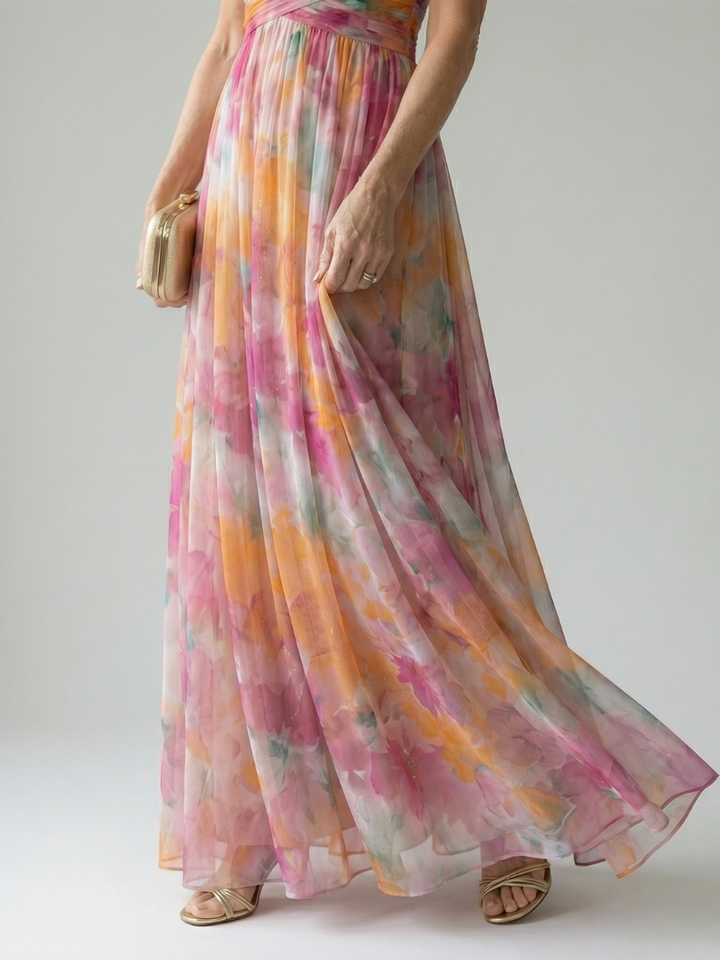 Isel | Zachte Wikkel Maxi Jurk