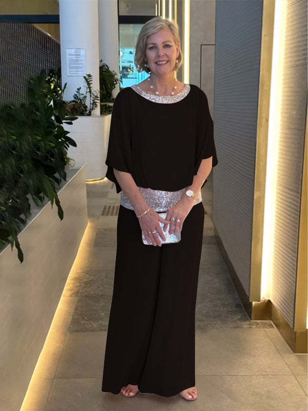 Nessa™ Klasse Elegant Set | Ontspannen Top en Wijde Broek