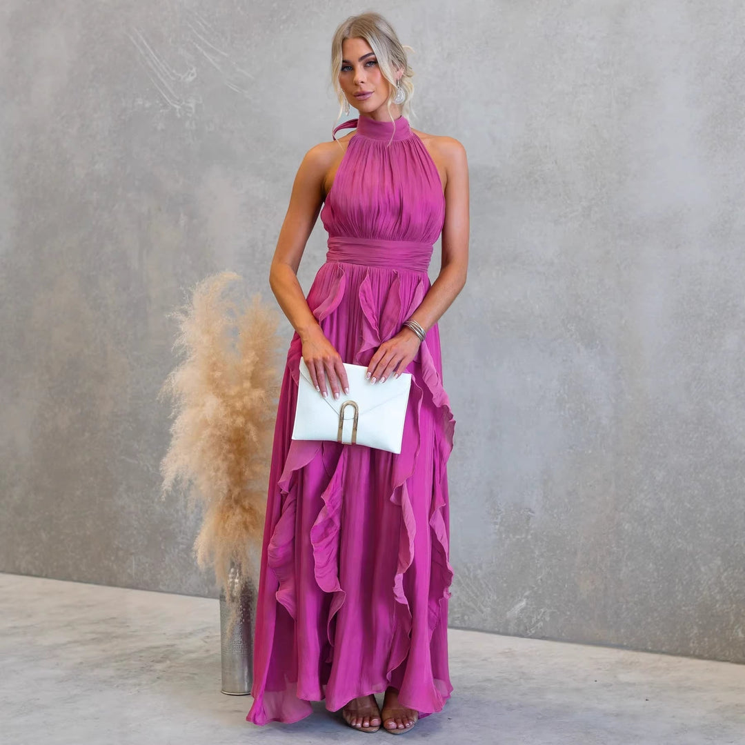 Maxi-jurk met Volants Celestia