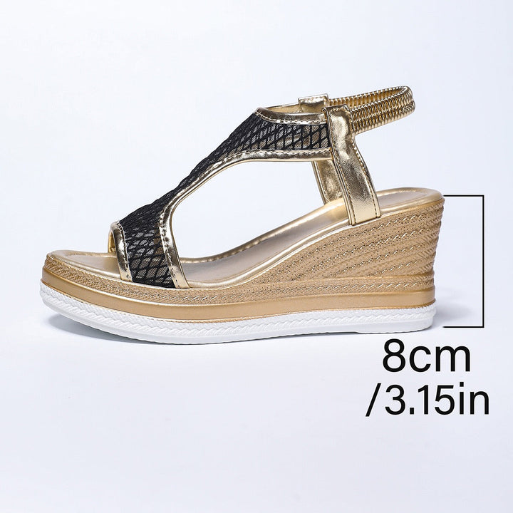 Émiline | Sandalen met Sleehak